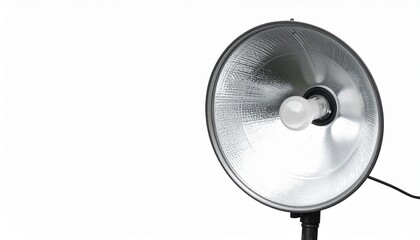 Studio Photography Lighting Equipment Reflector, Bulb, and Stand
