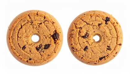 Two Delicious Chocolate Chip Ring Cookies, Sweet Treat