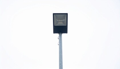 Modern LED Streetlight, Outdoor Lighting Fixture, Metal Pole, Daylight