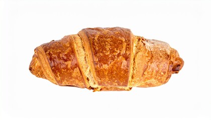 Golden Brown Buttery Croissant Delicious French Pastry