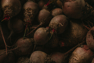 red beets on the market