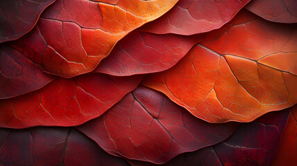 red leaf background