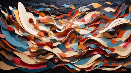 A mesmerizingly surreal geometric pattern