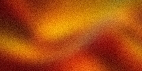 Abstract warm color gradient background with shimmering glitter effect creating a vibrant orange, red, and yellow texture
