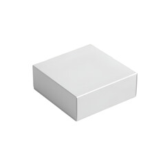 white box isolated on white