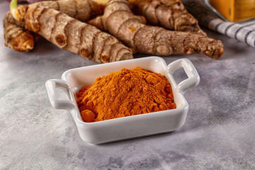 Indian tumeric cumin dry powder