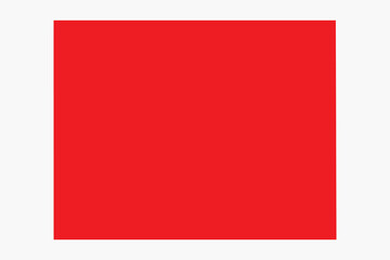 Obraz premium Vector graphic artwork suitable for print and web containing flat detailed map of WYOMING