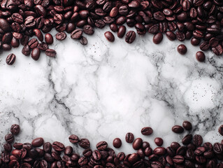 Fresh roasted coffee beans &mdash; caffeine energy concept