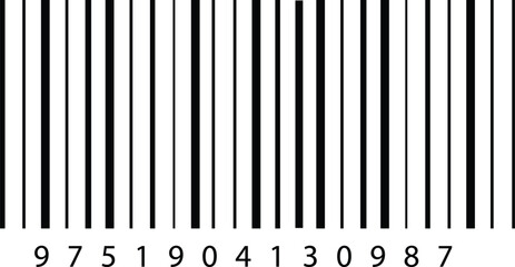 Barcode icon. Simple fake bar code. Bar code for web design Vector. scanning a product or item