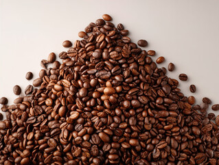 Obraz premium Fresh roasted coffee beans — caffeine energy concept
