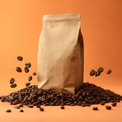 Fresh roasted coffee beans — caffeine energy concept