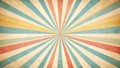 Vintage radial pattern background