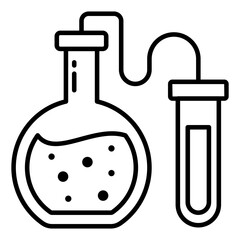 Perfect design icon of chemical reaction