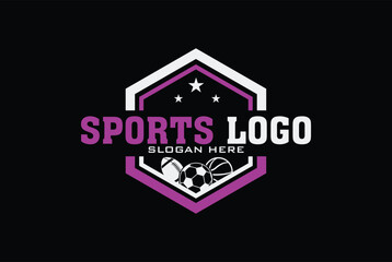 All sport logo vector graphic for any business especially for sport team, club, community.