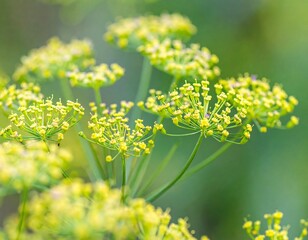 Obraz premium Close-up of delicate yellow flowers