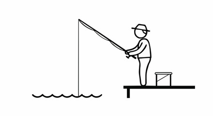 Fishing vector illustration, #3