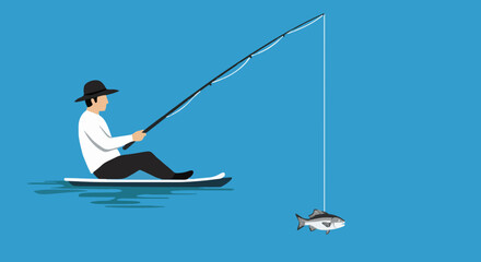 Fishing vector illustration, #6