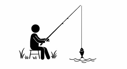 Fishing vector illustration, #22