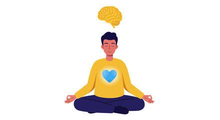 Find Inner Peace with Mindful Meditation for a Stress-Free Life and Enhanced Focus, Perfect for Mental Health Campaigns and Wellness Programs