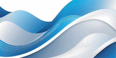 Abstract blue wave background design vector illustration pattern