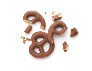 German chocolate pretzels