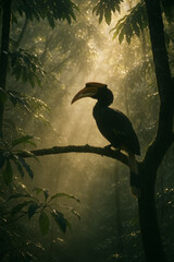 Obraz premium toucan in the forest