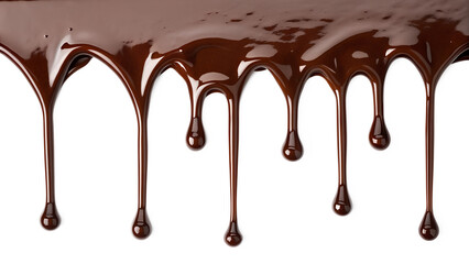 melted chocolate dripping