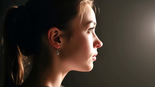 Side profile highlighting dorsal hump and tip deviation, soft studio light

