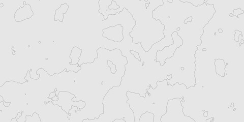 Abstract light grey background with topography pattern geographic relief lines seamless texture, mountain landscape terrain texture contour line grey topography map minimalist monochrome background.