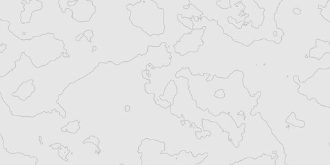 Abstract light grey background with topography pattern geographic relief lines seamless texture, mountain landscape terrain texture contour line grey topography map minimalist monochrome background.