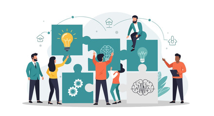 Teamwork And New Ideas: Collaborative Puzzle Solving for Innovation And Success