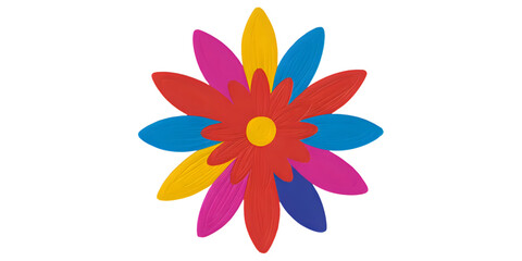 colorful flower vector illustration