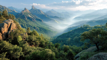 view from the top of the mountain