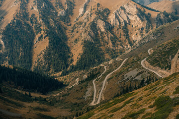 Moldo-Ashuu pass district of Son-Kul Region in western Kyrgyzstan