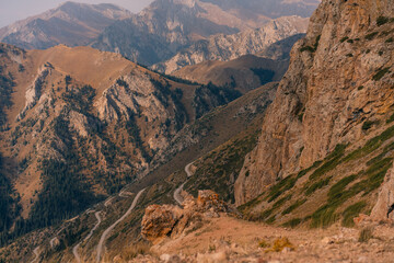 Moldo-Ashuu pass district of Son-Kul Region in western Kyrgyzstan