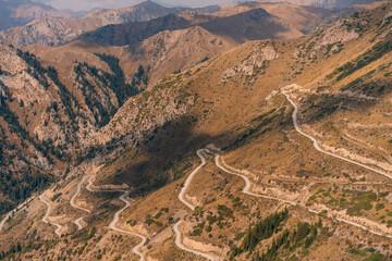 Moldo-Ashuu pass district of Son-Kul Region in western Kyrgyzstan