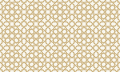 Seamless geometric pattern in authentic arabian style.