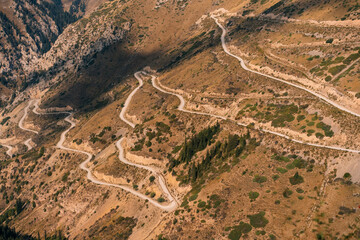 Moldo-Ashuu pass district of Son-Kul Region in western Kyrgyzstan