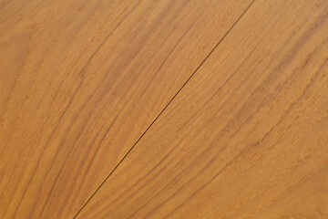 Obraz premium Round teak table, starburst grain, mcm, midcentury modern 