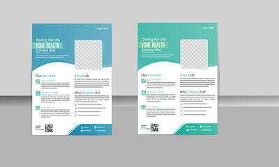 Modern Medical Flyer Design 
