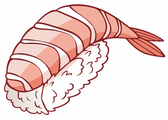 vector illustration of sausage