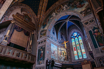 Obraz premium The Cathedral of Saints Mariano and Giacomo is the mother church of the Diocese of Gubbio. It is dedicated to Saints Mariano and Giacomo, martyrs of Lambaesi in Numidia.