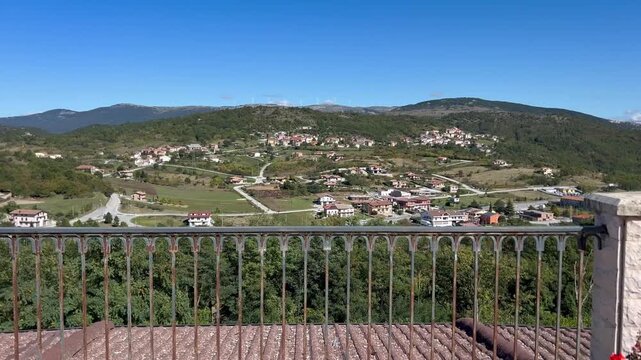 Molise landscape from the church of Castelpetroso