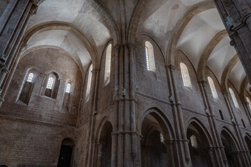 Obraz premium Priverno, Latina, Italy. Cistercian Abbey of Fossanova.