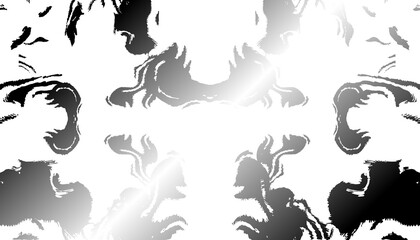 Animal floral cutout pattern background PNG Transparent 