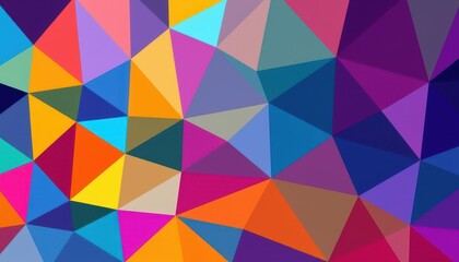Fototapeta premium Abstract geometric shapes morph and transition seamlessly, creating a dynamic and colorful visual effect. Perfect for backgrounds, presentations, or design ele, spectrum, transition