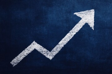 simple upward-pointing arrow graph