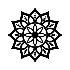 Traditional Henna Mandala Design