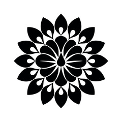 Peacock Tail Mandala Design