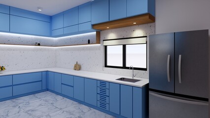modern kitchen interior